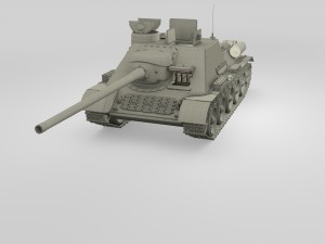 su 100 interior-engine bay full camo hdri 3D Model