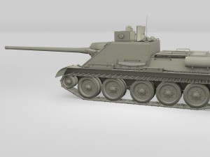 su 100 interior-engine bay full camo hdri 3D Model