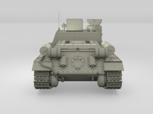 su 100 interior-engine bay full camo hdri 3D Model