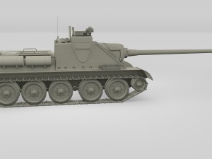 su 100 interior-engine bay full camo hdri 3D Model