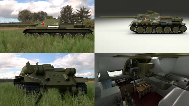 su 100 interior-engine bay full hdri 3D 模型 .c4d .max .obj .3ds .fbx .stl .blend 