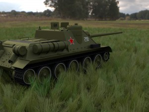 su 100 interior-engine bay full hdri 3D 模型