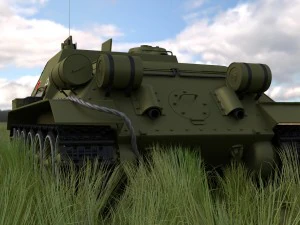 su 100 interior-engine bay full hdri 3D Model