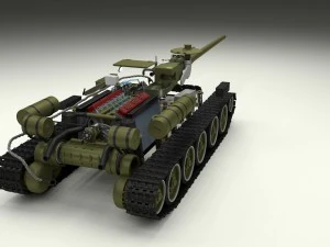 su 100 interior-engine bay full hdri 3D Model