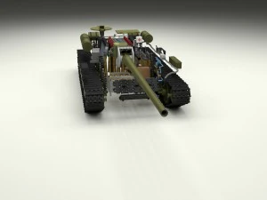 su 100 interior-engine bay full hdri 3D Model