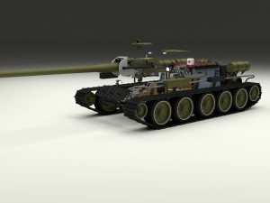 su 100 interior-engine bay full hdri 3D 模型
