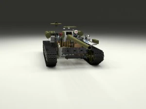 su 100 interior-engine bay full hdri 3D Model