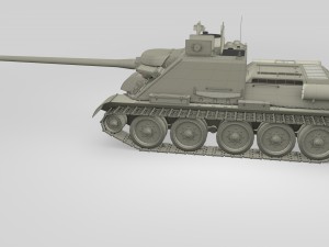 su 100 interior-engine bay full hdri 3D 模型