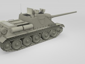 su 100 interior-engine bay full hdri 3D 模型
