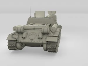 su 100 interior-engine bay full hdri 3D Model