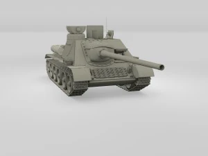 su 100 interior-engine bay full hdri 3D Model