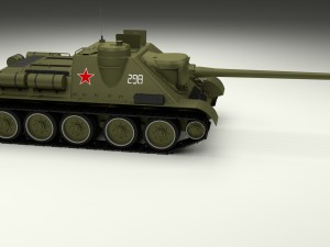 su 100 with interior hdri Model 3D
