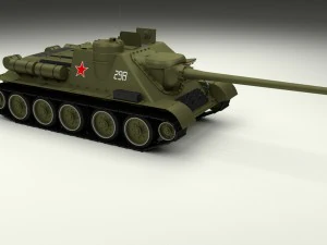su 100 with interior hdri 3D Model