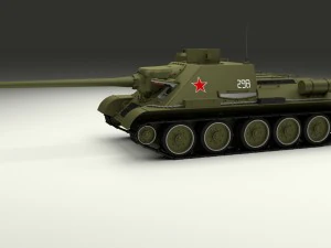 su 100 with interior hdri 3D Model