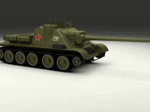 su 100 with interior hdri 3D Model