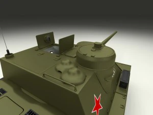 su 100 with interior hdri 3D Model