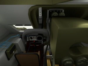 su 100 with interior hdri 3D Model
