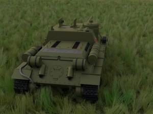 su 100 with interior hdri Model 3D