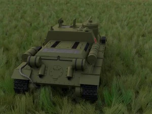 su 100 with interior hdri 3D Model