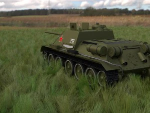 su 100 with interior hdri 3D Model