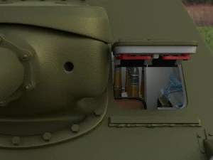 su 100 with interior hdri 3D Model