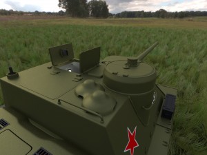 su 100 with interior hdri Model 3D