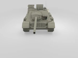 su 100 with interior hdri 3D Model