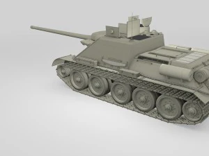 su 100 with interior hdri 3D Model