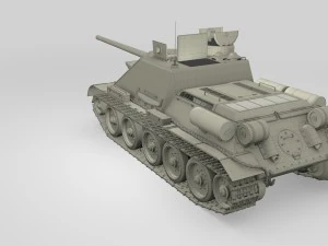 su 100 with interior hdri 3D Model