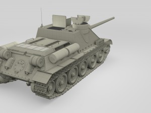 su 100 with interior hdri Model 3D