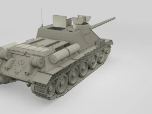 su 100 with interior hdri 3D Model
