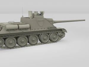 su 100 with interior hdri 3D Model