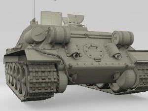 su 100 with interior hdri 3D Model