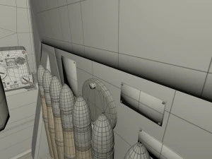 su 100 with interior hdri 3D Model