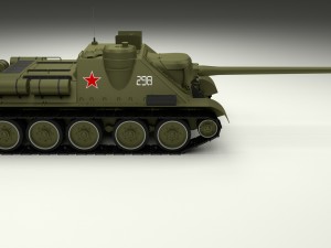 su 100 with interior 3D 模型