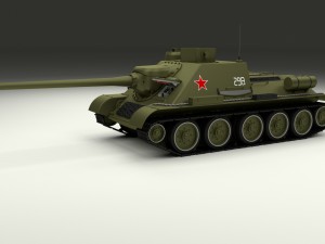 su 100 with interior 3D 模型