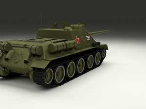 su 100 with interior 3D 模型