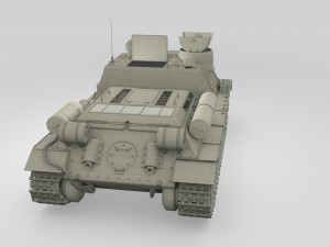 su 100 with interior 3D 模型
