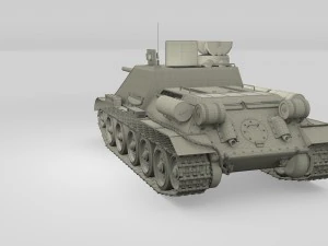 su 100 with interior 3D Model
