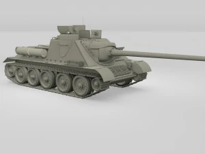su 100 with interior 3D Model