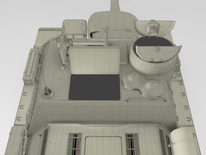 su 100 with interior 3D Model