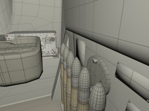 su 100 with interior 3D 模型