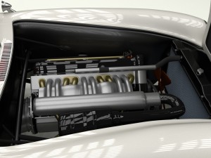 fully modelled-rigged mercedes 300sl gullwing hdri 3D Model