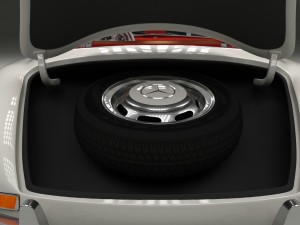 fully modelled-rigged mercedes 300sl gullwing hdri 3D Model