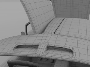 fully modelled-rigged mercedes 300sl gullwing hdri 3D Model