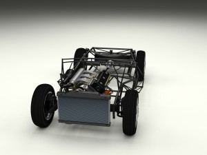 fully modelled mercedes 300sl roadster red hdri Model 3D