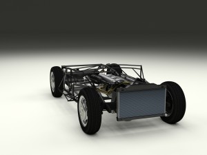 fully modelled mercedes 300sl roadster silver hdri 3D Model