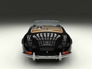 mercedes 300sl roadster w198 hdri Modèle 3D