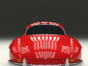 rigged mercedes 300sl w198 hdri 3D 모델