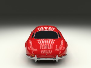 rigged mercedes 300sl w198 hdri 3D 모델